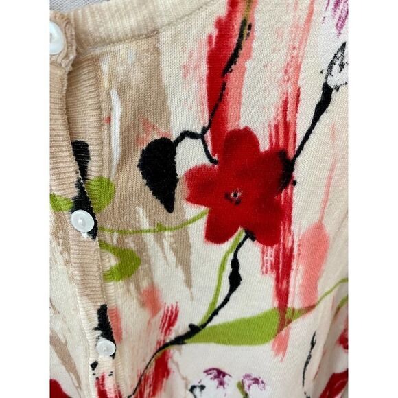 J.A.C Floral Button Down Cardigan - Picture 3 of 7